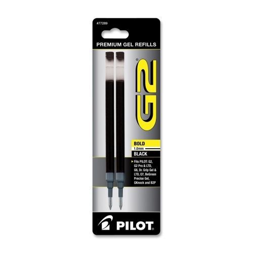 Pilot Rollerball Pen Refill - 1 mm - Black - 2 / Pack - PIL77289