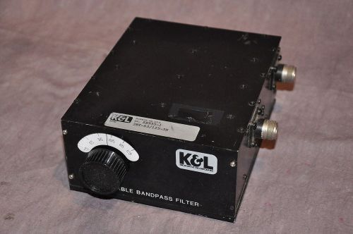 K&amp;L Tunable Bandpass Filter 3BT-63/125-5N 63-125Mhz