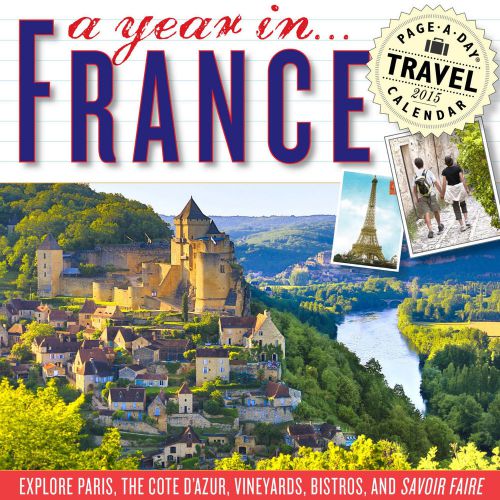 A year in France 2015 Desk Calendar