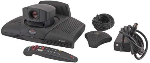 Polycom PVS-14XX ViewStation Video Conference Unit +Remote/Mic/Power Adapter