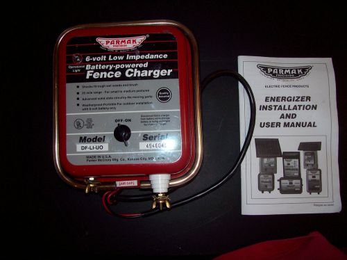 VINTAGE PARMAK FENCE CHARGER - 6 VOLT - &#034;NEW&#034;