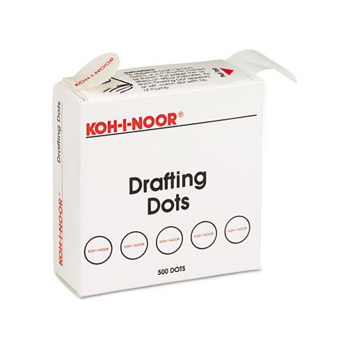 Koh-I-Noor Adhesive Drafting Dots with Dispenser, 500/Box