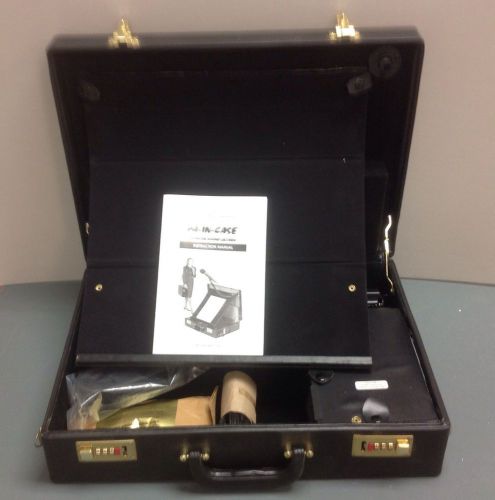 Oklahoma Sound Corporation PA In A Case Portable Breifcase Mic &amp; Amp