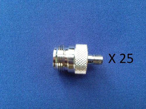 Straight N Female to SMA Female Adapter Connector DC-12.4 GHz QTY. 25