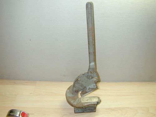 Vintage Beverly Junior throatless metal cutting shear very small &amp; scarce tool