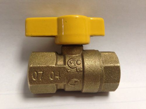 1/2&#034;  brass gas ball valve - natural gas or propane, csa, lot 50 jimmy roxie for sale