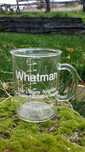 Vintage whatman laboratory supplies beaker measure cup