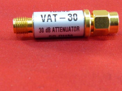 Mini-Circuits 15542 Model VAT-30 30 dB Attenuator 50 Ohm.