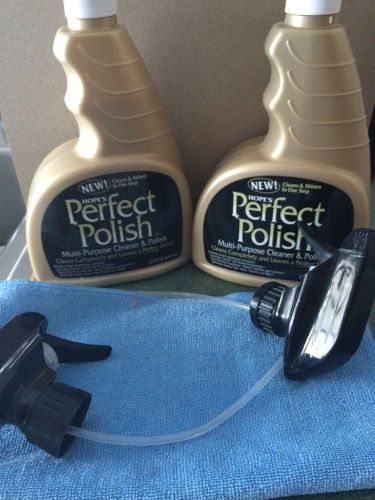 Hope&#039;s perfect polish multi- purpose cleaner and polish &amp; cloths - hard to find for sale
