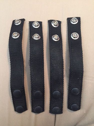 TRU-SPEC 4109000 Deluxe Heavy Duty Ballistic Nylon Snap Belt Keepers 4 Pack