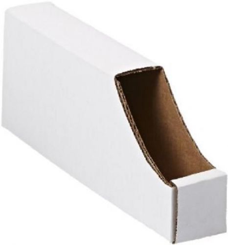 Corrugated Cardboard Stackable Bin Boxes 2&#034; x 12&#034; x 4 1/2&#034; (Bundle of 50)