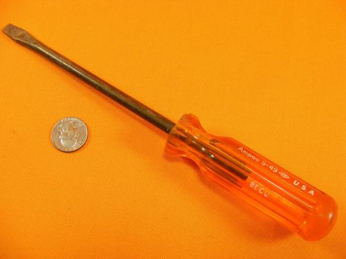 AMPCO non sparking 5/16&#034; flat tip screwdriver BE-CU &#034;FM&#034; marked S-49