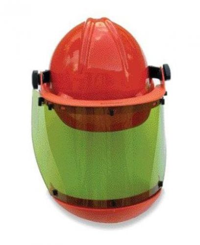 W H Salisbury Orange Hard Cap WIth Ratchet Suspension  Chin Gurad And AS1000 Ser