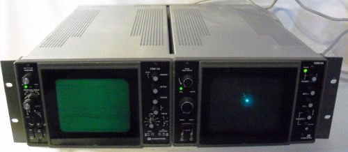 Rack Mount Videotek TSM-5A Video Waveform Monitor and VSM-5A Vectorscope