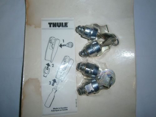Thule Sweden Bike Rack Locks - 4 Cylinders / 4 Keys -Part # 563  SEALED.!!