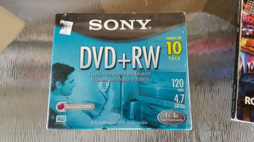 Sony DVD + RW 10 Pack