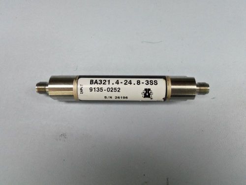 321.4MHz Band Pass Filter 9135-0252, tested good, part for HP 8590 series AD