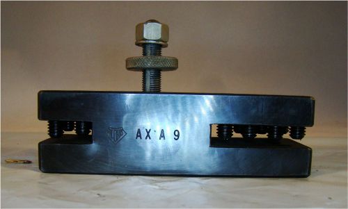 Genuine Aloris AXA AXA-9 Quick Change Lathe Tool Holder
