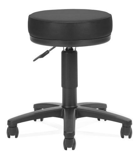 OFM Height Adjustable Drafting Stool with Casters Black Vinyl Included