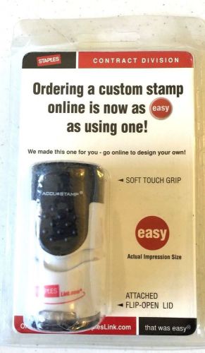 Staples &#034;that was easy&#034; Ink Stamp