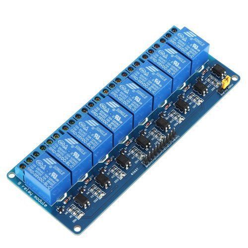 Docooler 5V Active Low 8 Channel Relay Module Board for Arduino PIC AVR MCU New