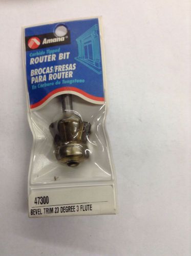 Amana 47300 23 degree bevel trim router bit with ball bearing for sale
