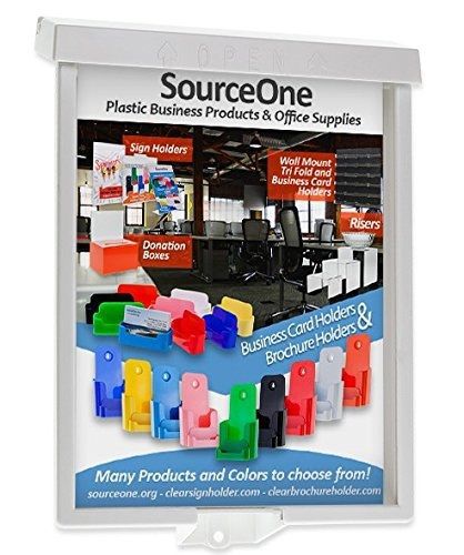 Source One 6-Pack Brochure/Flyer Holder Outdoor Realtor Style Info Box