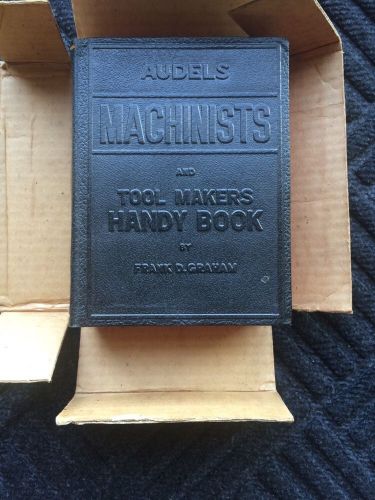 Audels Machinists and Tool Makers Handy Book