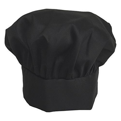 Obvious chef - black chef hat - adjustable velcro fit - adult black for sale