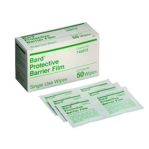 Bard Protective Barrier Film box of 50 Wipes