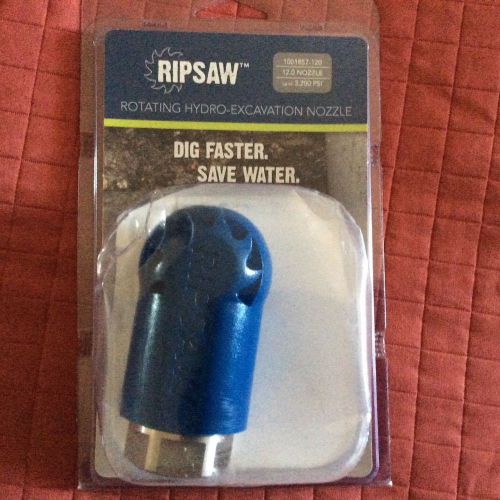 Ripsaw Rotating high pressure hydro-excavation Turbo Nozzle (12.0) 3200 psi
