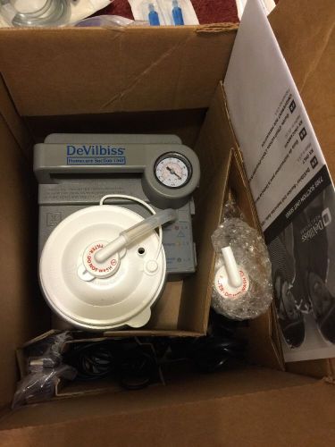 Devilbiss 7305p-d portable suction machine - clean &amp; complete w/extra supplies! for sale