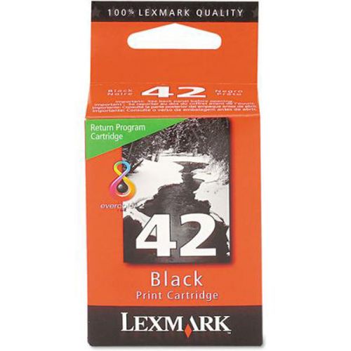 LEXMARK 42 18Y0142  BLACK  PRINTER CARTRIDGE  NEW IN BOX
