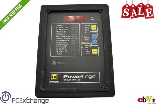 Square D Power Logic Circuit Monitor Class: 3020 / Model: IOM-44