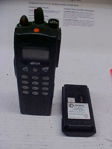 ge m/a-com Jaguar portable radio full keypad krd103161/02 ha8etx w/batt loc#a707