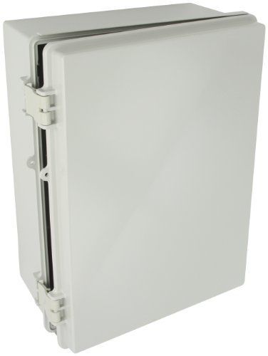 BUD Industries NBF-32326 Plastic Outdoor NEMA Economy Box with Solid Door,