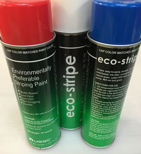 Ecostripe Athletic Field Striping Paint and Utility Marking Paint 12 can case