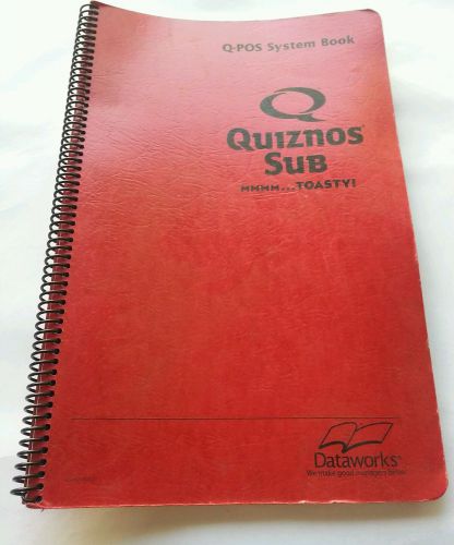 Q-pos  QUIZNOS manual book guide 12/10/2002 version