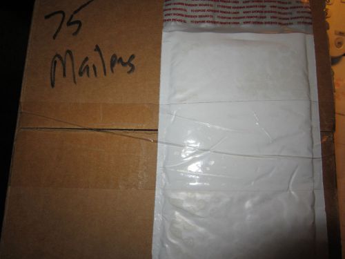 75~  5&#034;x71/2 &#034;QUALITY POLY WHITE BUBBLE MAILERS FAST SHIP!!