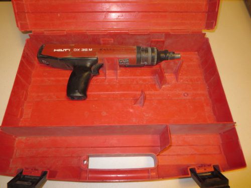 Hilti DX-36M Powder Actuated Fastening Systems Nail Gun Kit With Case
