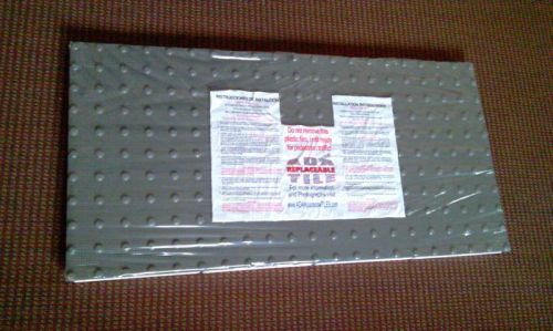 Ada replaceable tile gray 2x4 one box 6 pc x 8 sqf 48sf for sale