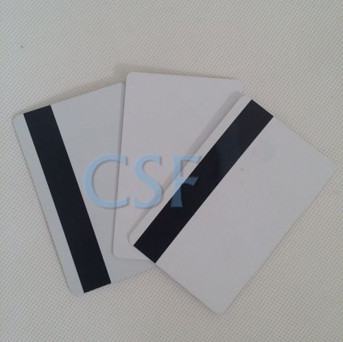 Inkjet printable card 3 track hico magnetic stripe blank pvc card - 10pcs for sale
