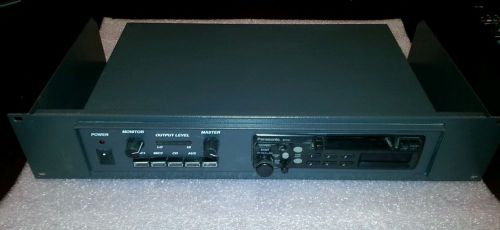 Dukane tc350p intercom pa mixer radio with rackmount shelf for sale
