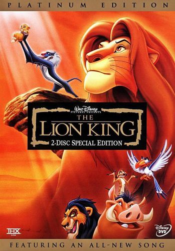 The Lion King (DVD, 2003, 2-Disc Set, Platinum Edition.,..,,
