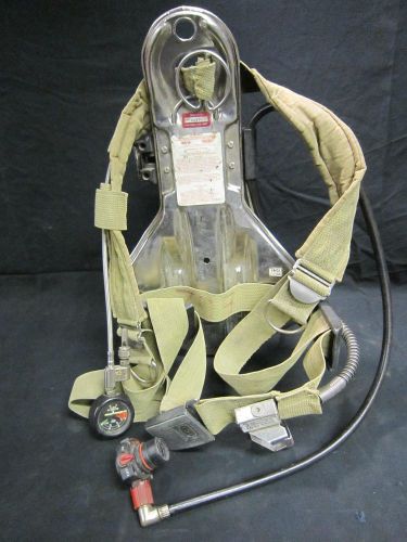 ISI Magnum SCBA Fire Fighter Prepper Air Pack Harness Regulator Model 2282 #5725