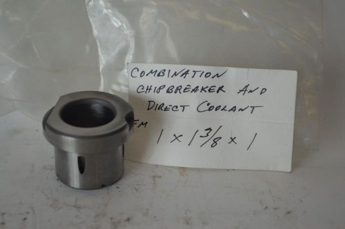 Combination Chipbreaker TOOL HOLDER DIRECT COOLANT BUSHING  1&#034; x 1-3/8&#034; x 1&#034;