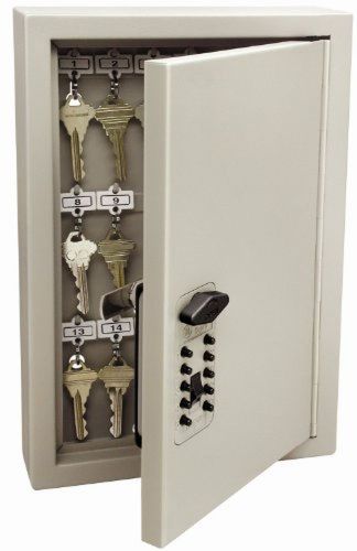 Key Lock Box Cabinet Locking Combination Steel Safe Wall Mount Secure Storage