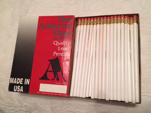 AAKRON Lead Pencils - 144 Pencils/Box - Standard Pencils w/ Erasers