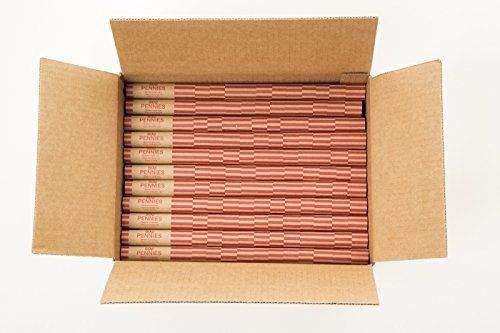 Minitube Preformed Coin Wrappers, Pennies, 100 Count