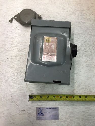 Square D General Duty Safety Switch D221NRB Series C2, 30A, 240Vac